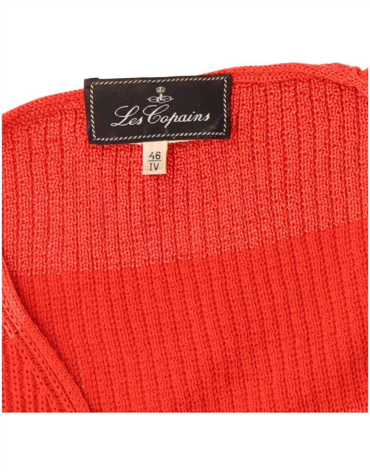Pulover cardigan cu paragate Les Copains pentru femei IT 46 mare cu dungi roșii
