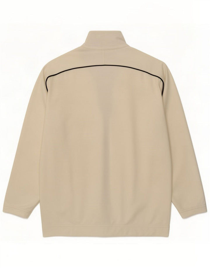 Asics Womens Trening Top Jacket UK 10 Small Off White