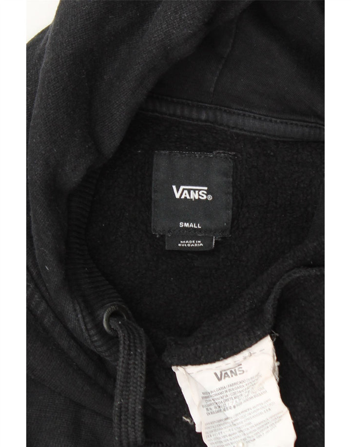 VANS Pulover cu glugă cu grafică pentru bărbați, bumbac mic, negru