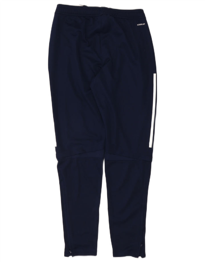 Pantaloni de trening Adidas Aeroready pentru bărbați, poliester mediu albastru bleumarin