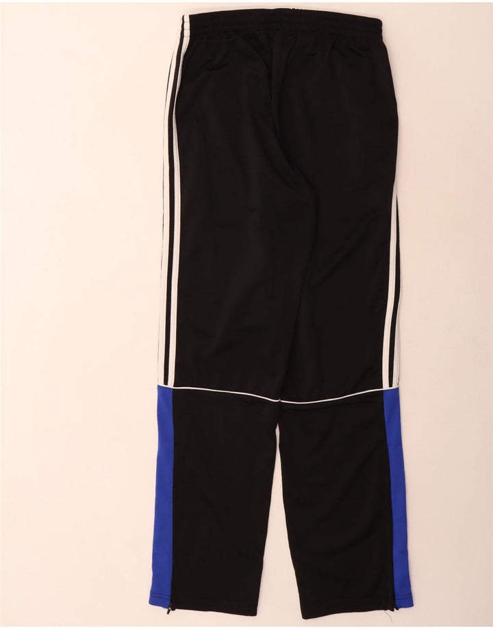 Pantaloni de trening Adidas pentru bărbați Marea Britanie 38/40 Poliester color bloc negru mediu