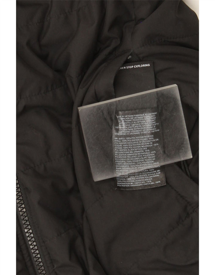 Jachetă căptușită reversibilă pentru femei The North Face UK 14 Poliester mediu negru