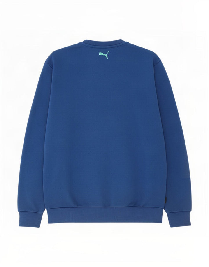 Pulover grafic pentru bărbați Puma, XL, albastru