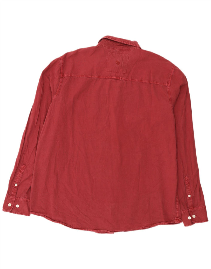 Cămașă pentru bărbați Fat Face 2XL bumbac burgundy