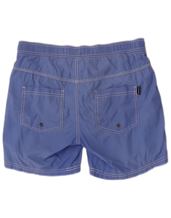Pantaloni scurți de înot Benetton pentru bărbați, bumbac albastru mic