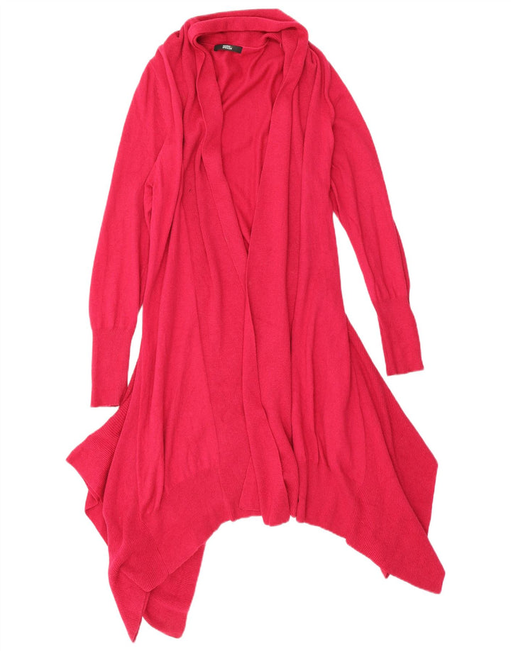 Pulover cardigan asimetric pentru femei Marks & Spencer UK 12 Roz mediu