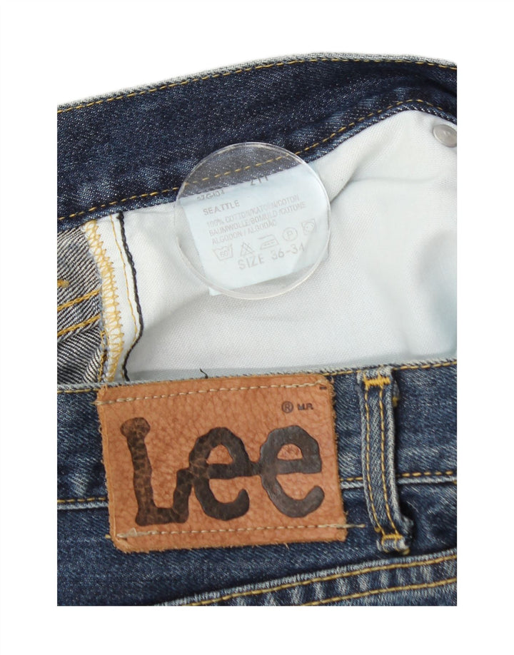 Blugi Lee Seattle drepte pentru bărbați W36 L28 bumbac albastru