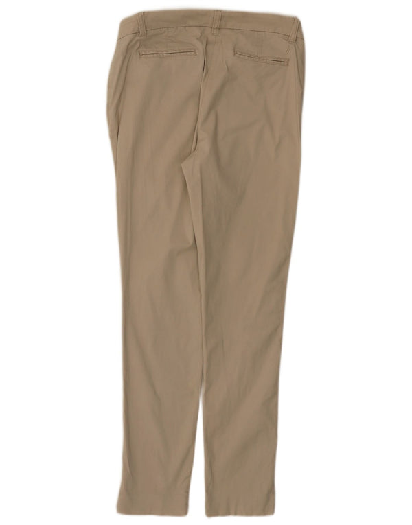 Pantaloni chino conici pentru femei Nautica UK 4 XS W28 L28 bej bumbac