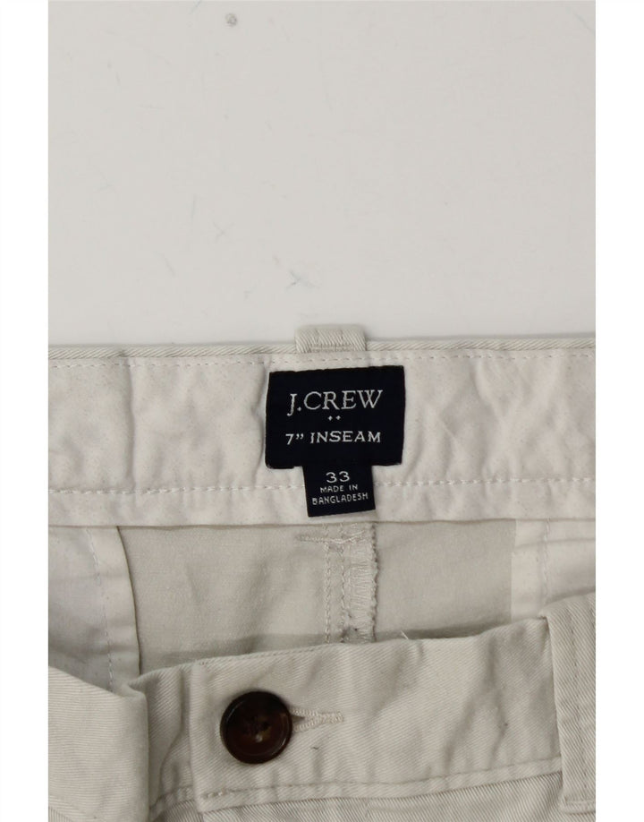 Pantaloni scurți chino pentru bărbați J. CREW W33 bumbac gri mediu
