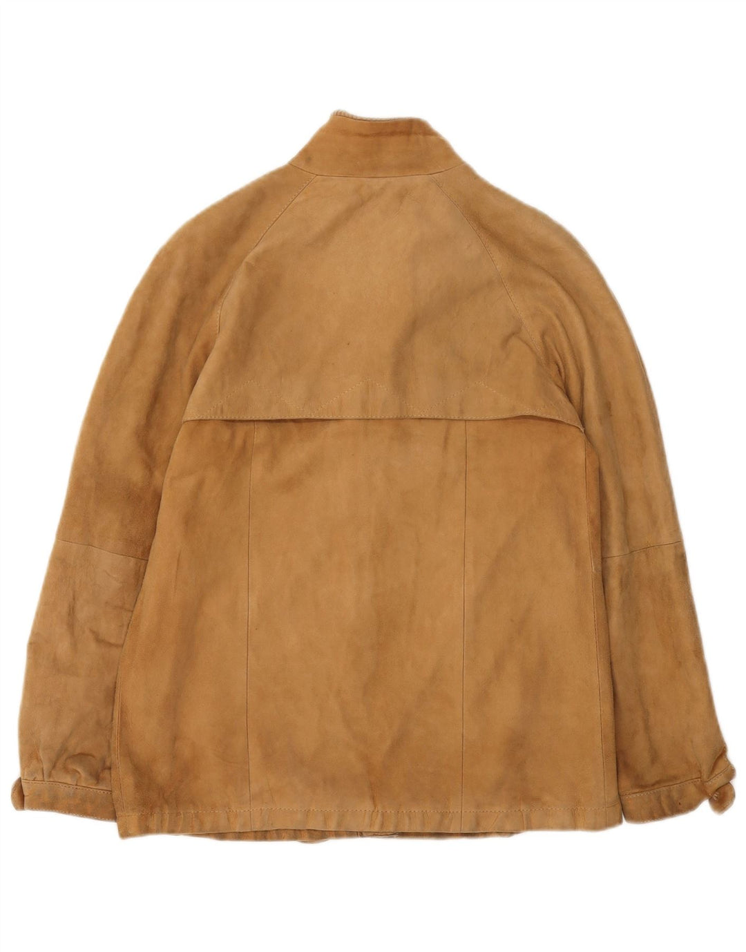 Jachetă vintage de piele intoarsa pentru femei IT 44 Bej mediu
