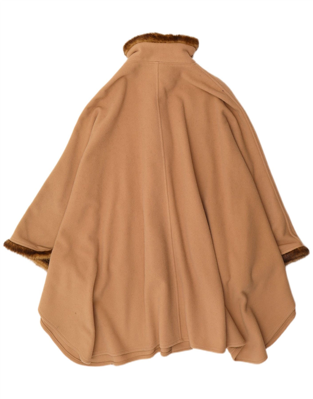 Manta Poncho Vintage pentru Dama Marime Unia Bej