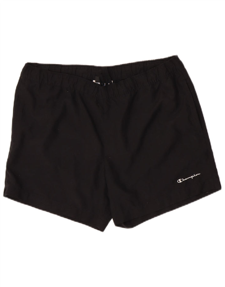 Pantaloni scurți sport Champion pentru bărbați, mari, negru, poliester