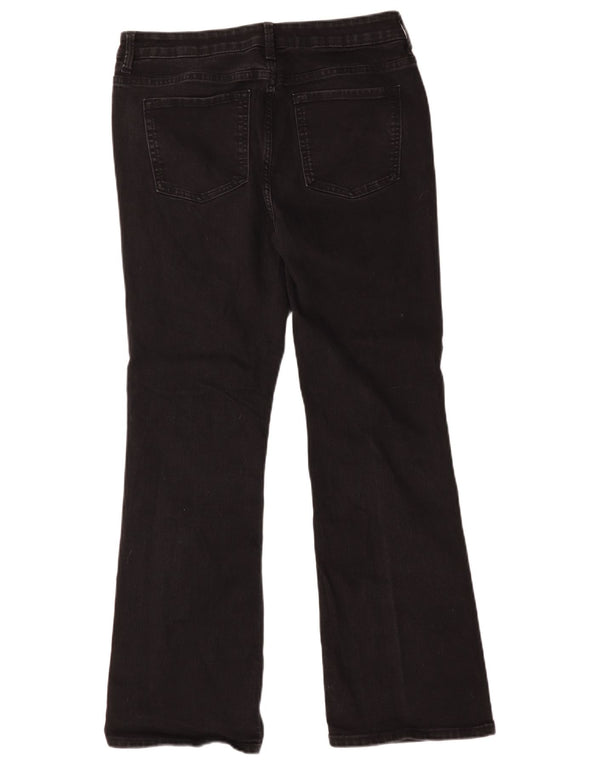 Marks & Spencer Blugi Eva Bootcut pentru femei UK 14 Large W34 L29 Bumbac negru