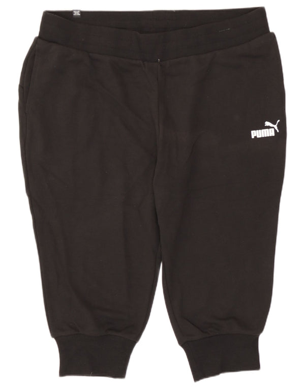 Pantaloni scurti sport Puma pentru femei UK 18 XL, bumbac negru