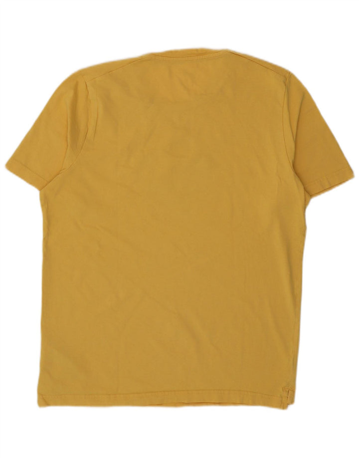 Tricou grafic Puma pentru bărbați Top mare din bumbac galben