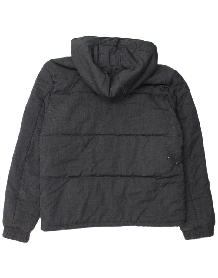 Jachetă căptușită cu glugă pentru bărbați French Connection UK 42 XL Lână neagră