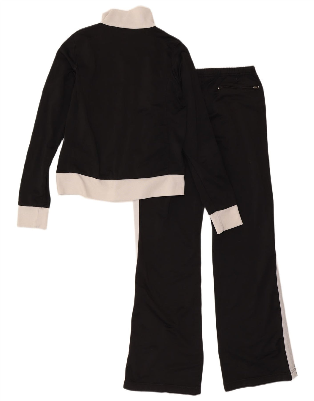 Trening complet Nike pentru femei UK 8/10, mic, negru, poliester color bloc