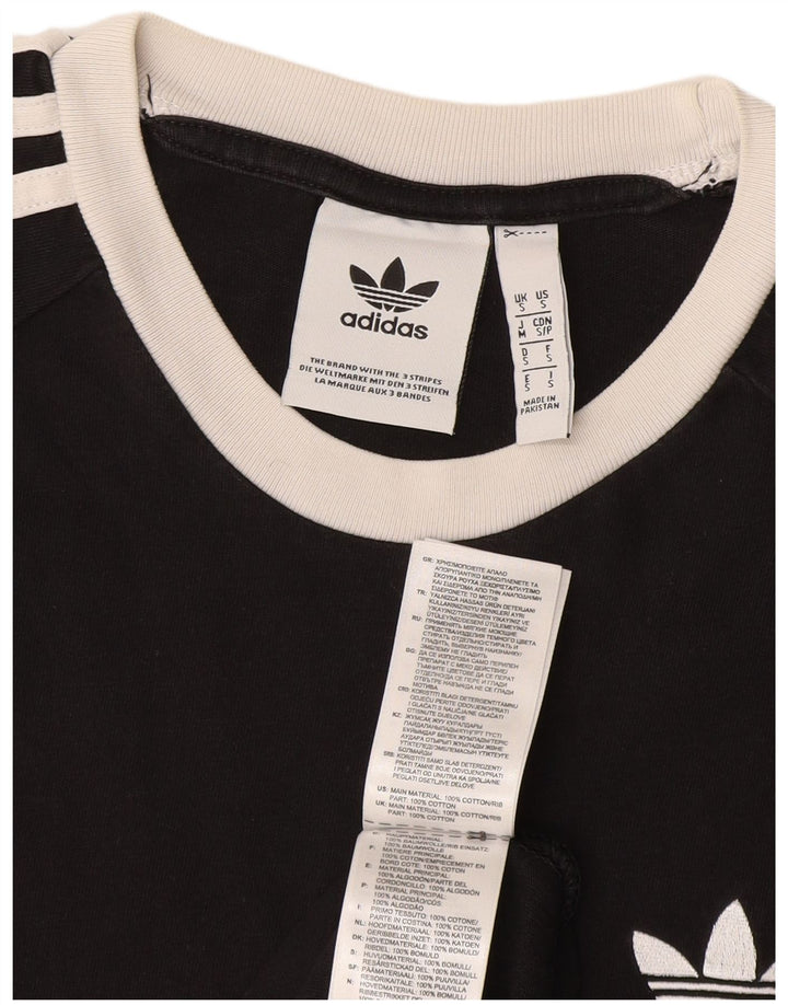 Tricou pentru bărbați Adidas Top mic, negru, bumbac