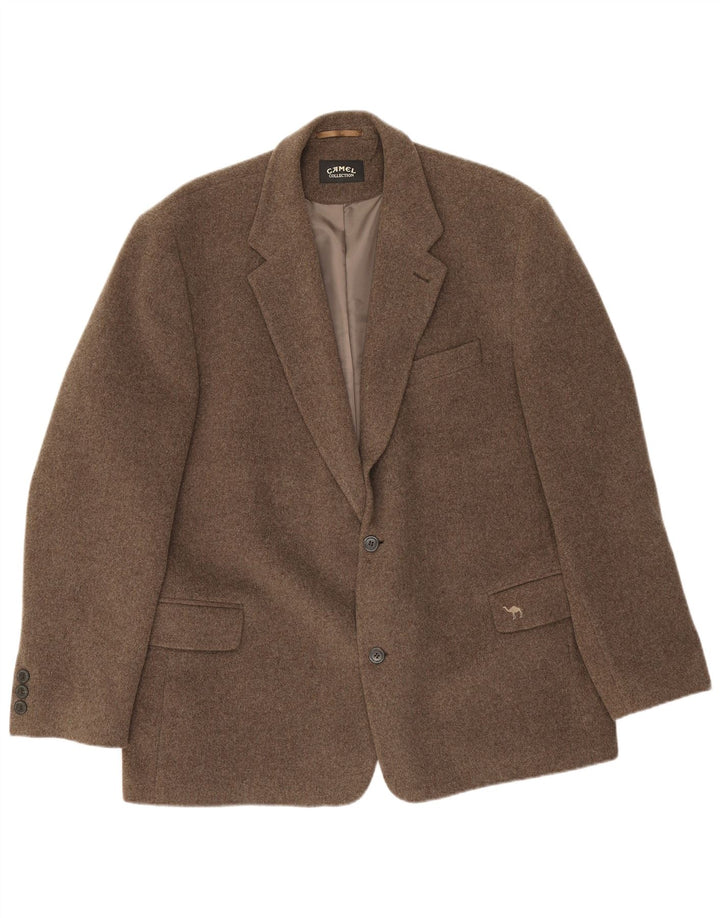 Jachetă pentru bărbați Camel Active cu 2 nasturi, UK 44 2XL, lână virgină gri
