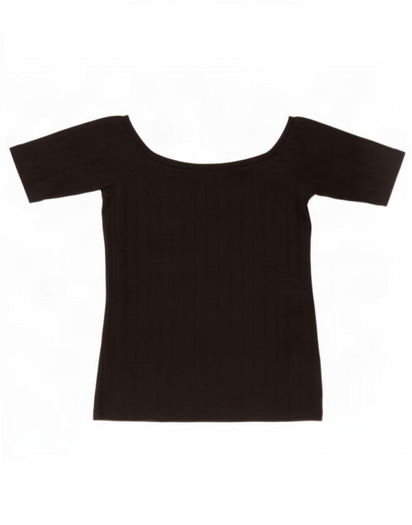 Bluză Crop Top Femei Zara UK 8 Small Negru