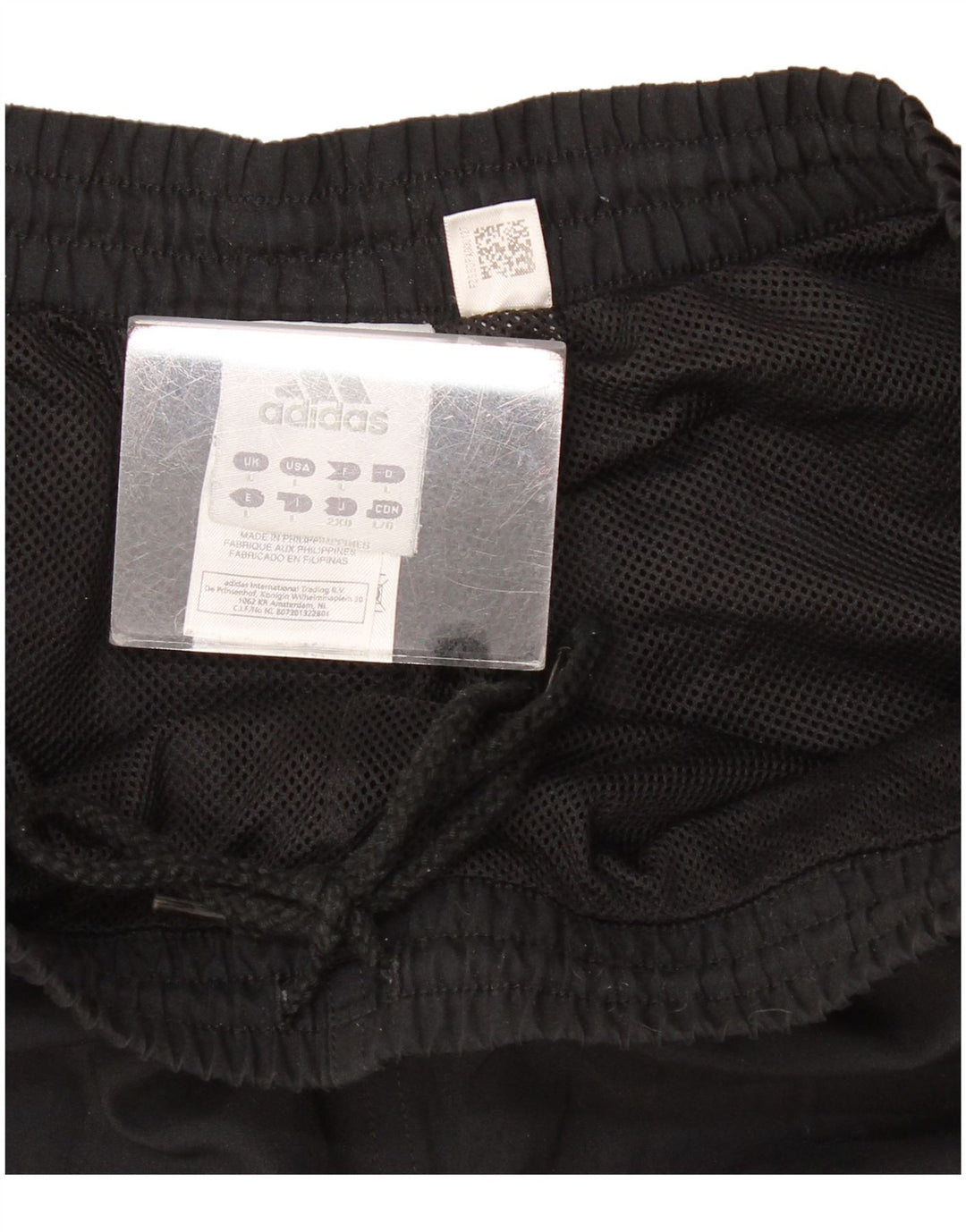 Pantaloni de trening pentru bărbați Adidas Pantaloni de jogging, mari, negru, poliester