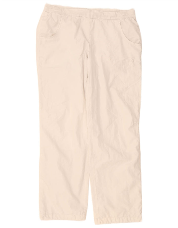 Pantaloni de trening Puma pentru femei UK 16, mare, alb, poliester