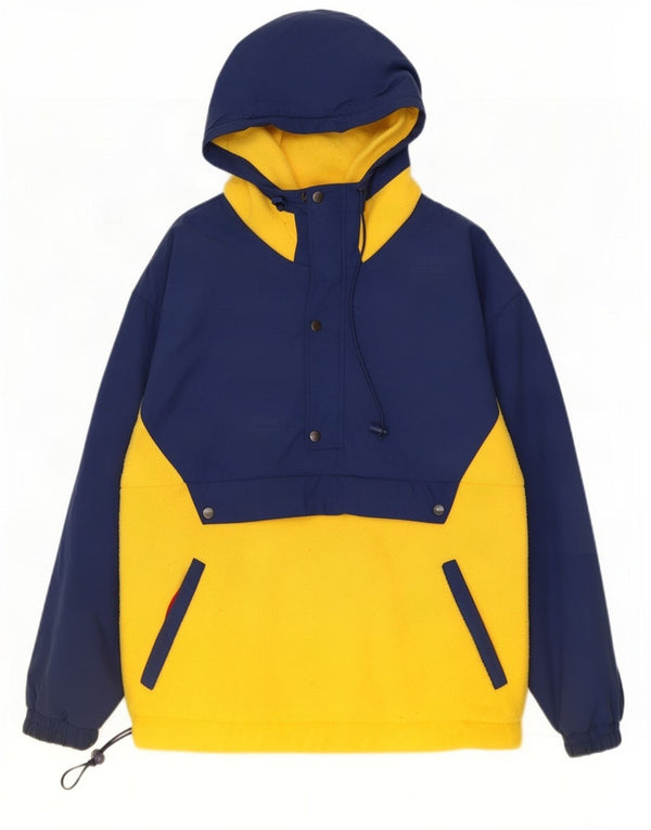 Jachetă Anorak cu glugă pentru bărbați Gap UK 40, mare, albastru, nailon color bloc
