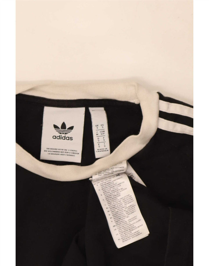 Tricou pentru bărbați Adidas Top mic, negru, bumbac