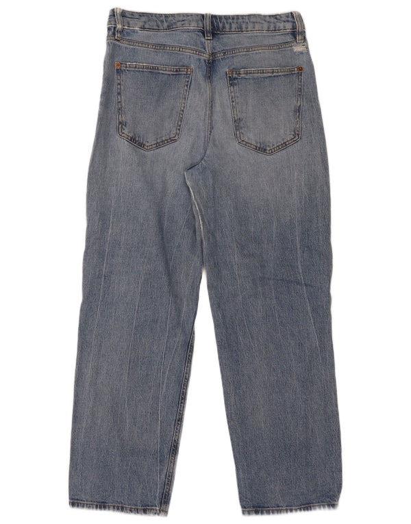 Marks & Spencer Blugi pentru femei Boyfriend cu talie înaltă UK 10 Small W30 L28 Blue
