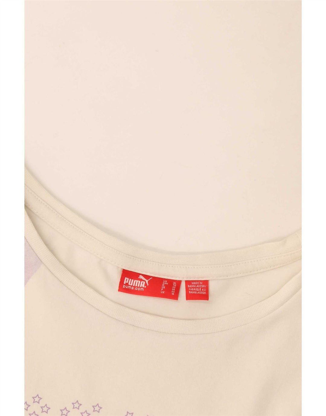 Tricou grafic Puma pentru femei Top UK 16 Large White
