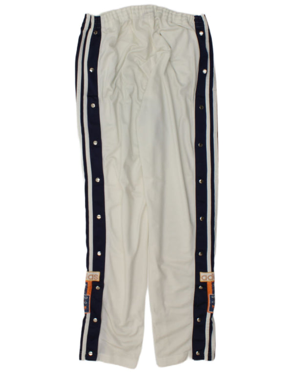 Pantaloni de trening grafic pentru bărbați Adidas 2XL, alb, bloc de culoare