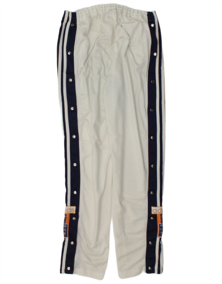 Pantaloni de trening grafic pentru bărbați Adidas 2XL, alb, bloc de culoare