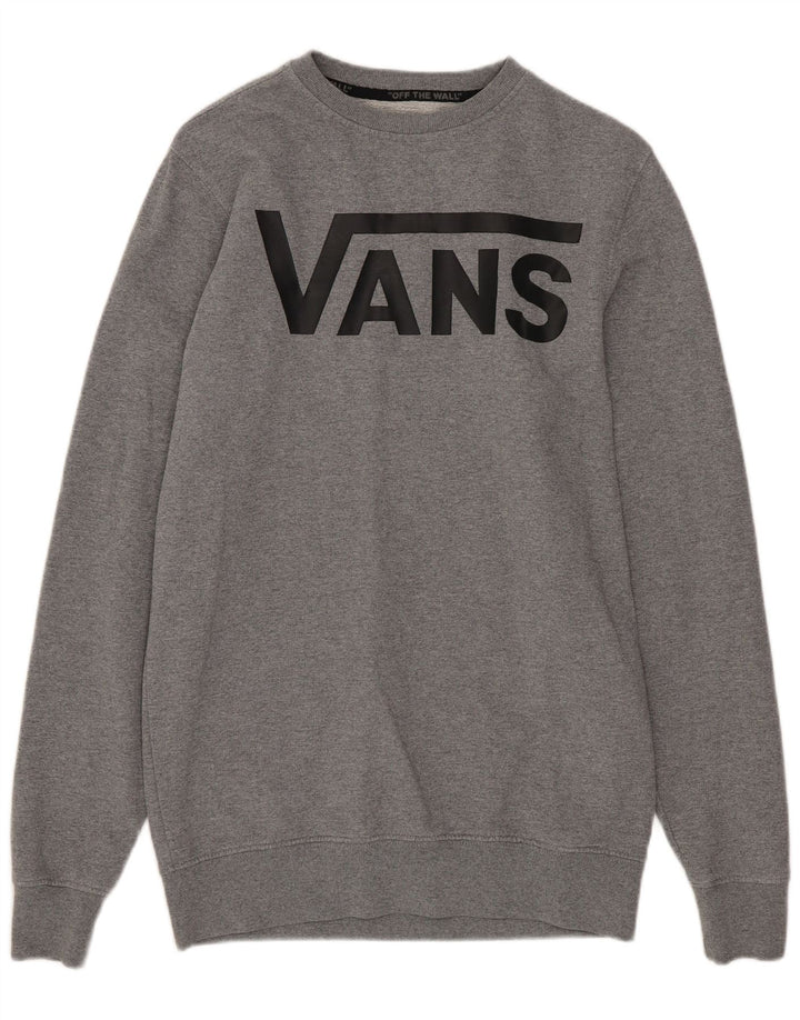Hanorac pentru bărbați VANS Jumper XS bumbac cu pete gri