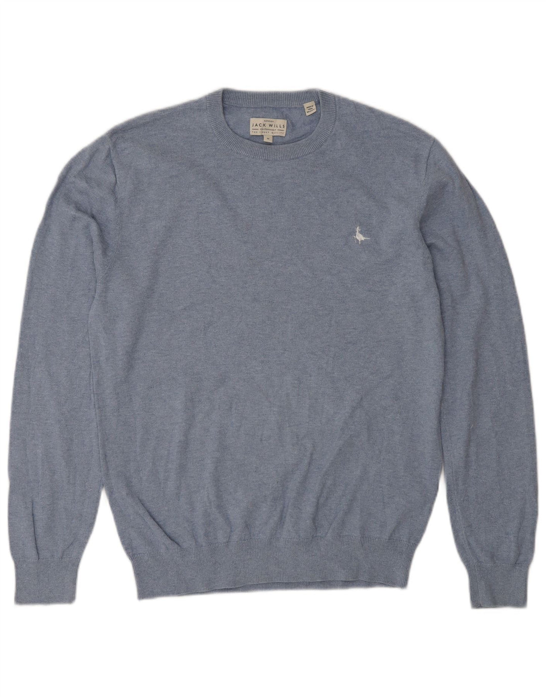 Pulover Jack Wills pentru bărbați, cu gât crew, bumbac mic, albastru