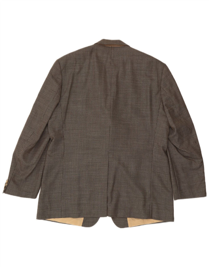 Blazer pentru bărbați Hugo Boss, cu 3 nasturi, UK 42 XL, gri Check
