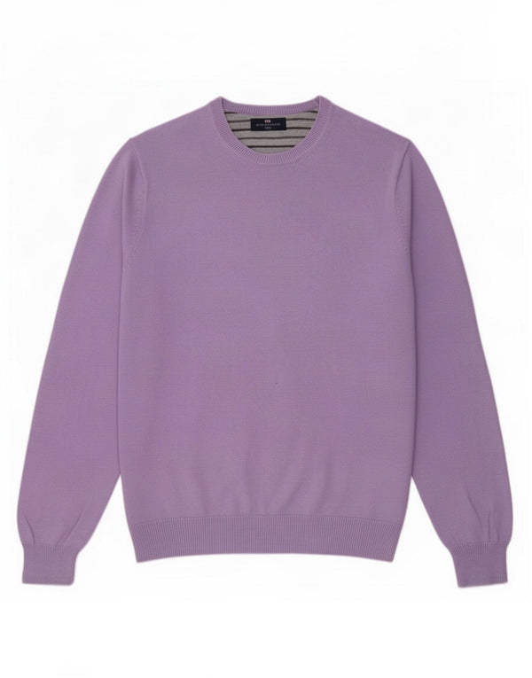 Marks & Spencer Pulover pentru bărbați Blue Harbour cu decolteu rotund mare violet