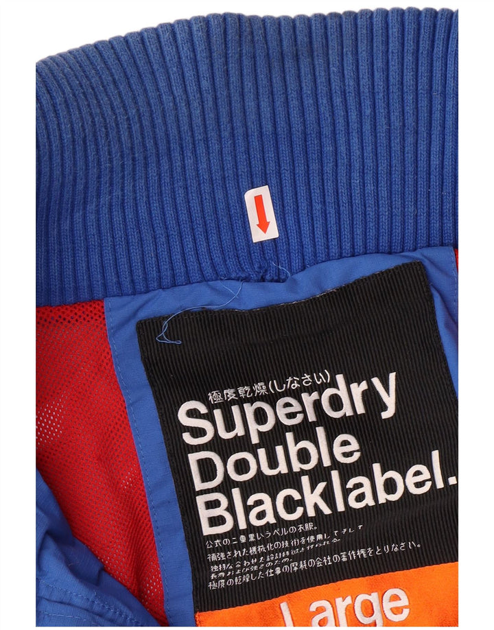 Jachetă de vânt pentru bărbați SUPERDRY UK 40, mare, albastru, nailon