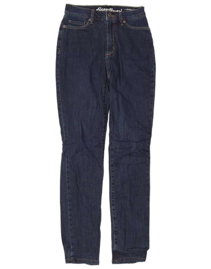 Eddie Bauer Blugi subțiri ușor curbat pentru femei US 4 Small W28 L31 bleumarin