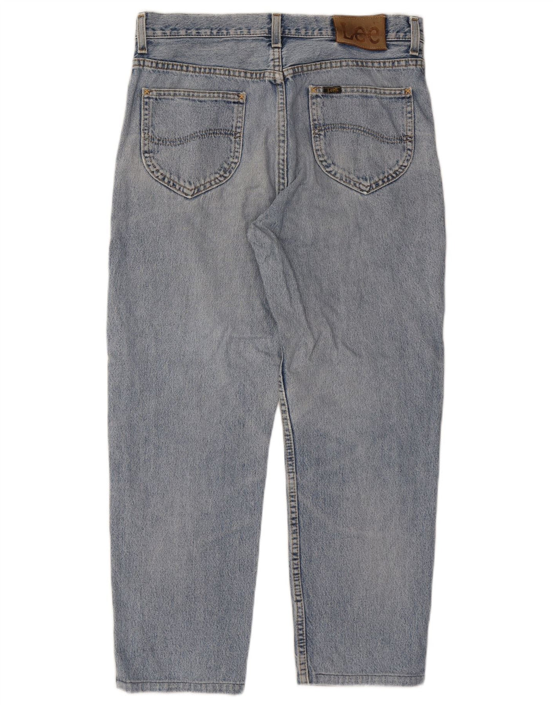 LEE Mens Brooklyn Tapered Jeans W34 L26 Blue Cotton