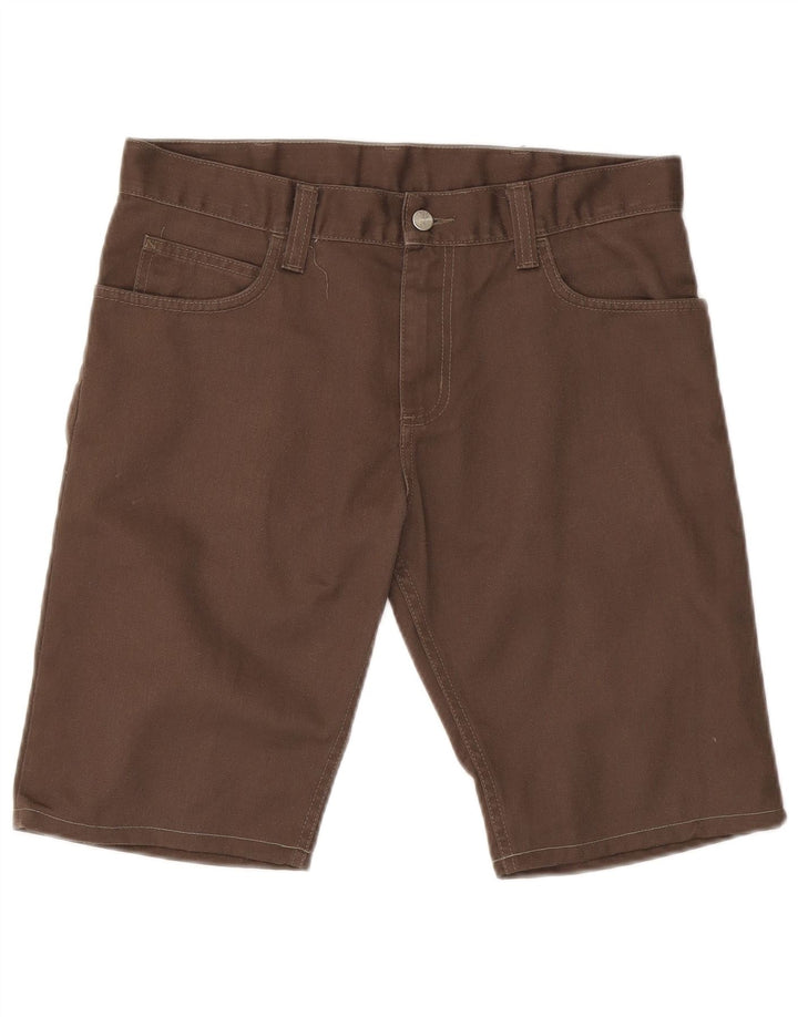 Pantaloni scurți casual pentru bărbați Carhartt W32 Poliester maro mediu