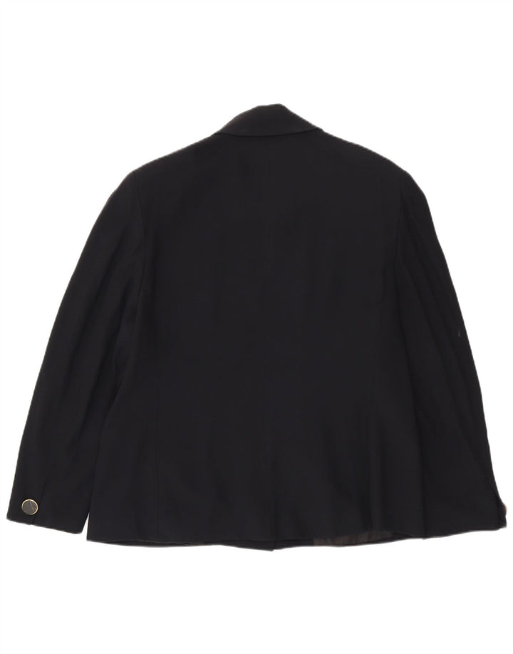 Roccobarocco Jachetă Blazer pentru femei la dublu piept UK 18 XL Bleumarin
