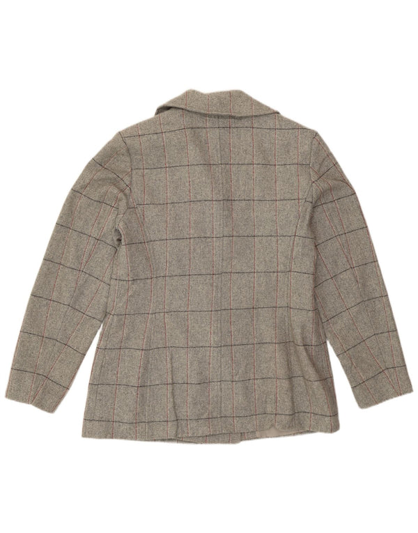 Blazer pentru femei Marks & Spencer UK 12 Medium Grey Check