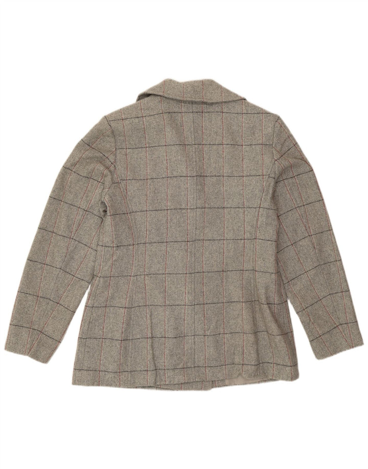 Blazer pentru femei Marks & Spencer UK 12 Medium Grey Check