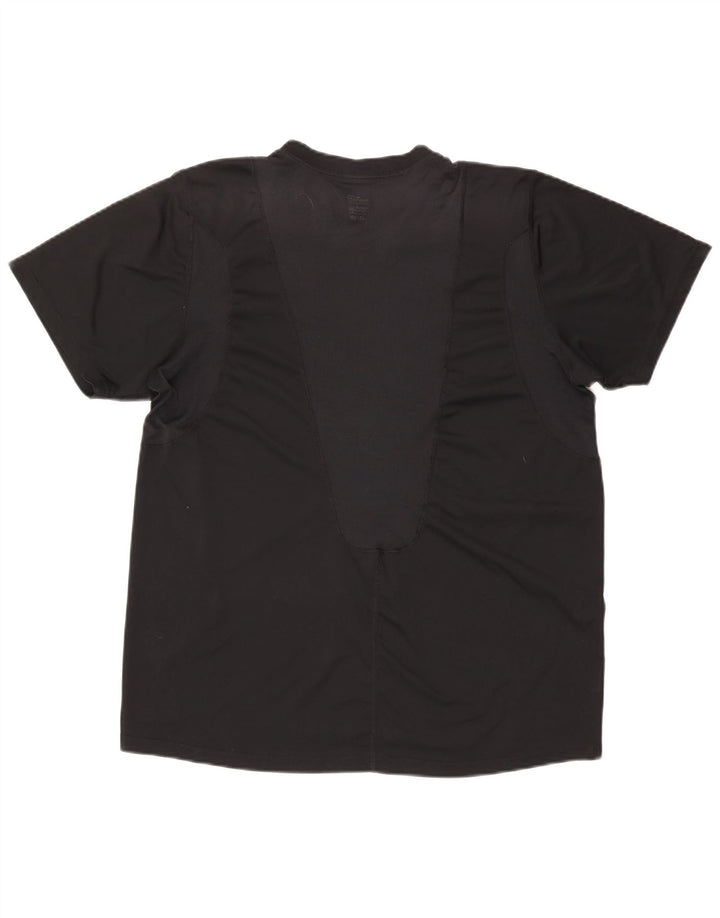 Tricou pentru bărbați Nike Dri Fit Top UK 42/44 Poliester negru mare
