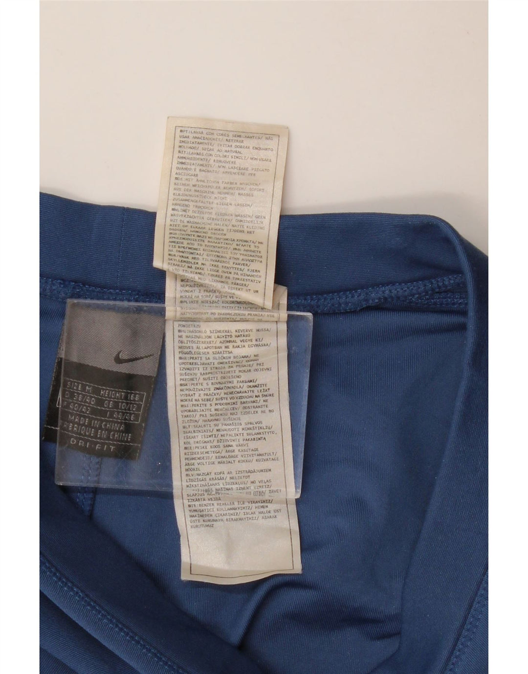 Pantaloni de trening NIKE pentru femei UK 10/12 Medium Blue Colorblock Poliester