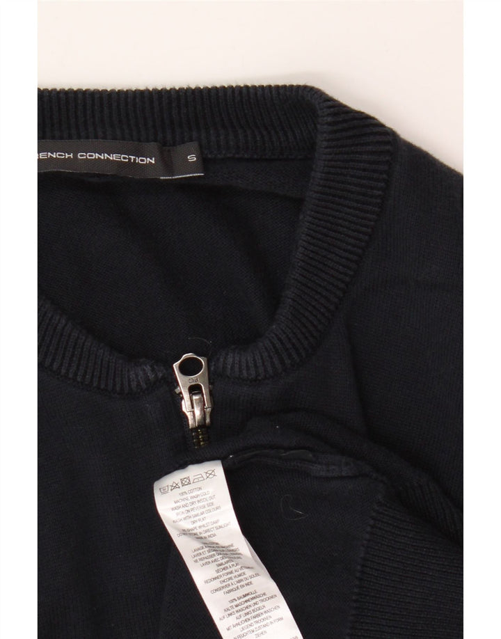 Pulover cardigan pentru bărbați French Connection, bumbac, bleumarin, mic
