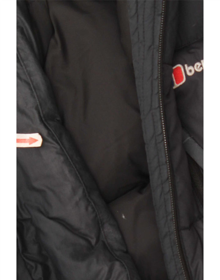 Gilet căptușit pentru bărbați Berghaus UK 38 Poliester mediu negru