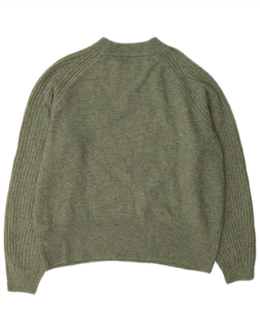 Pulover pentru femei Marks & Spencer cu decolteu triplu UK 14 verde mediu