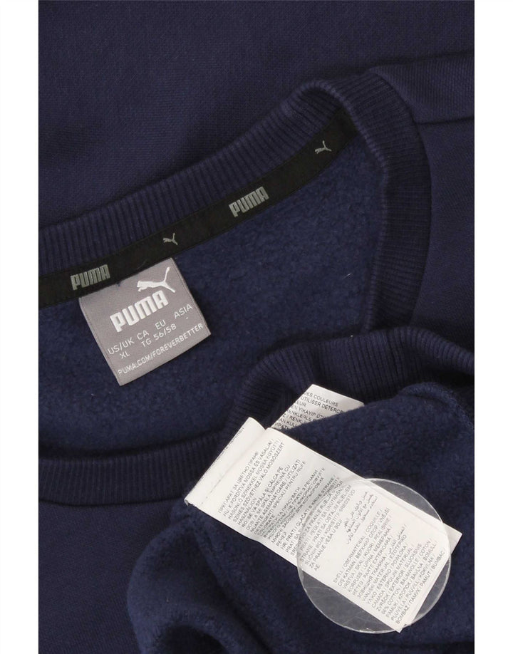 Hanorac pentru bărbați Puma Jumper XL Bleumarin Bumbac