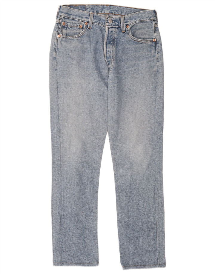 Blugi drepti pentru bărbați Levi's W28 L28 Bumbac albastru